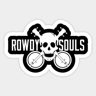 Rowdy Souls Skull & Banjos Sticker